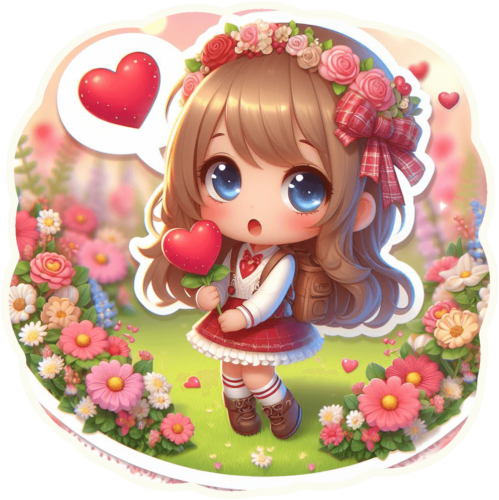 Sweet Love Lollipop Valentine's Day Sticker 