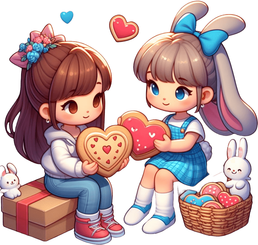 Sweetheart Cookies Valentine's Day Sticker 