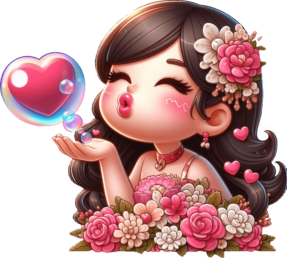 Love Bubble Valentine's Day Sticker 
