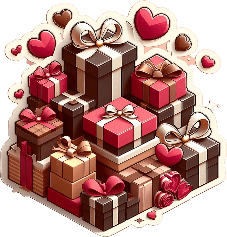 Tower Of Love Chocolate Boxes | Grand Valentine's Gesture 