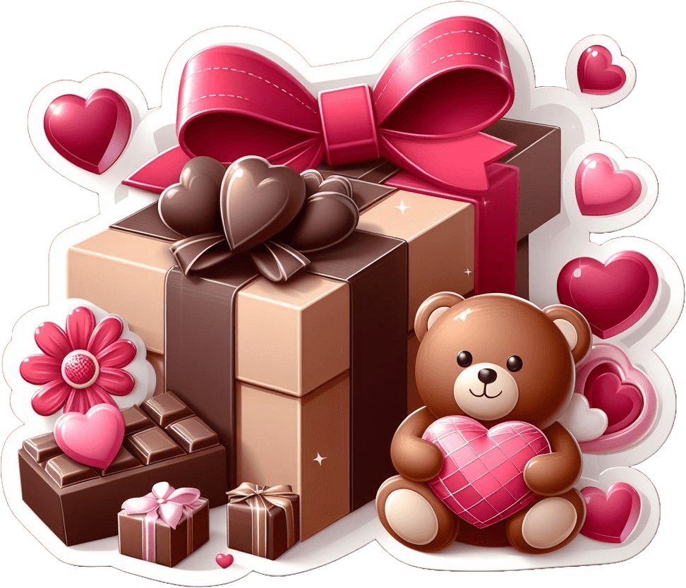 Teddy Bear & Chocolates Valentine's Gift Set | Sweetheart's Dream 