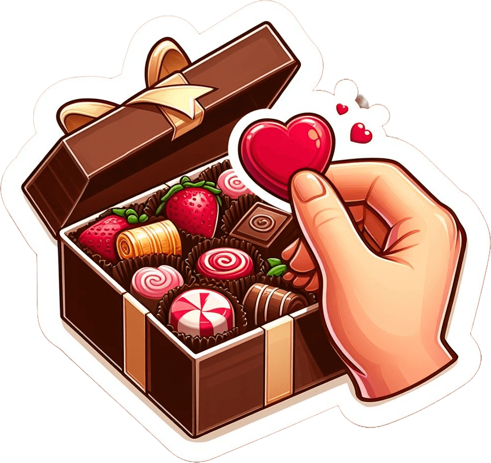 Handpicked Valentine's Chocolate Assortment | Love In A Box 