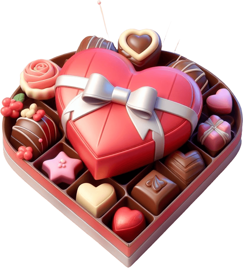 Red Heart Chocolate Collection | Passionate Valentine's Surprise 